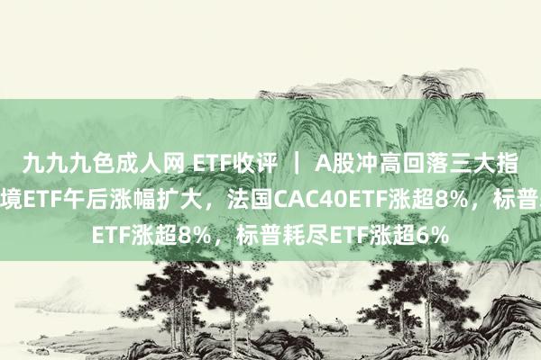 九九九色成人网 ETF收评 ｜ A股冲高回落三大指数小幅高涨，跨境ETF午后涨幅扩大，法国CAC40ETF涨超8%，标普耗尽ETF涨超6%