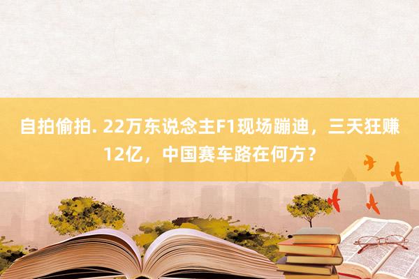 自拍偷拍. 22万东说念主F1现场蹦迪，三天狂赚12亿，中国赛车路在何方？