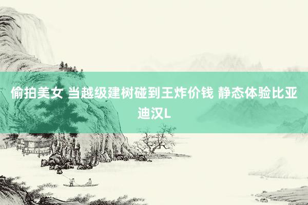 偷拍美女 当越级建树碰到王炸价钱 静态体验比亚迪汉L