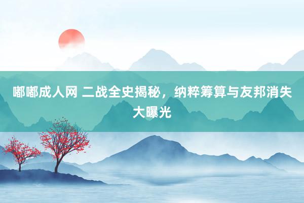 嘟嘟成人网 二战全史揭秘，纳粹筹算与友邦消失大曝光